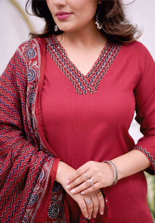 Silk kurti set (ASC)