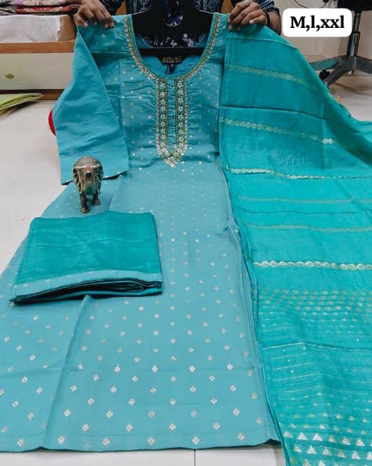 Banarasi Silk Kurti Set (GFHBP)