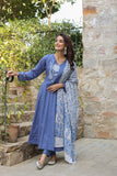 Linen Kurti With Embroidered Yoke (GFHBP)