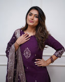 Chanderi Kurti Set (ROE)