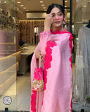 Viscose Chanderi Embroidered kurti (ASC)