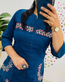 Designer Straight Kurti & Palazzo Set (GFHBP)