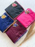 Chanderi Cotton Saree with Khadi Cotton Blouse (RO)