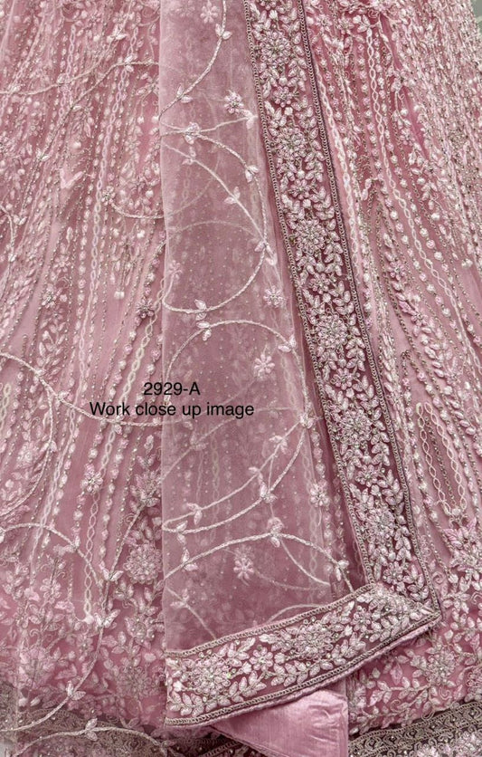 Pink Partywear Lehenga Choli With Dupatta (RO)