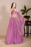 Premium Star Fox Georgette Embroidered Lehenga Set Royal Threads