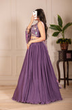 Premium Star Fox Georgette Embroidered Lehenga Set Royal Threads