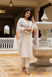 Elegant Viscose Chanderi Silk Kurta with Sequins and Embroidery Detailing (ASC)