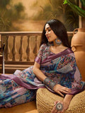 Linen KESH553 128 Silk Saree