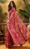 Cotton KESH553 125 Printed Cotton Linen Saree