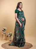 Cotton KESH553 631 Cotton Linen Printed Saree