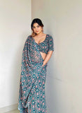 Georgette Printed Saree