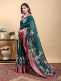 Cotton KESH553 632 Cotton Linen Printed Saree