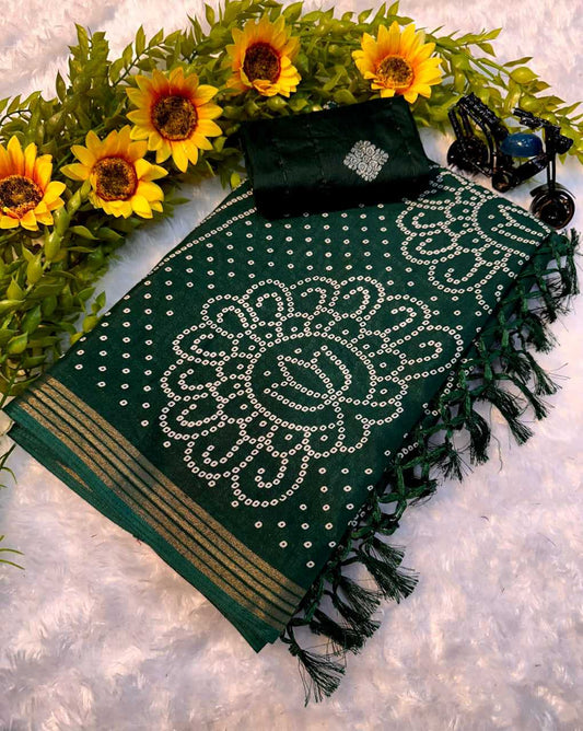 Bandhani Dola Silk KESH574 113 Bandhani Saree