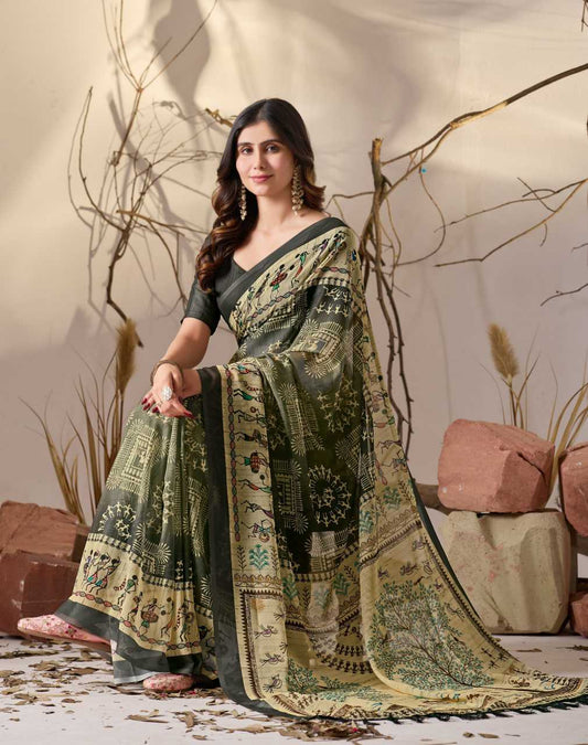 Georgette Printed Saree