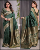 Pure Banarasi Silk Saree with Blouse Piece (RO)