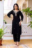 Viscose Chanderi Kurti Set with Jacquard Organza Dupatta (RO)
