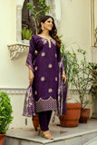 Viscose Chanderi Kurti Set with Jacquard Organza Dupatta (RO)