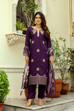 Viscose Chanderi Kurti Set with Jacquard Organza Dupatta (RO)