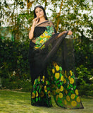 Premium Organza Saree with Handwork & Silk Blouse (RO)