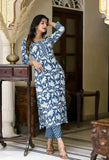 Casual Daily Wear Cotton Printed Kurti Co-ord Set (RO)