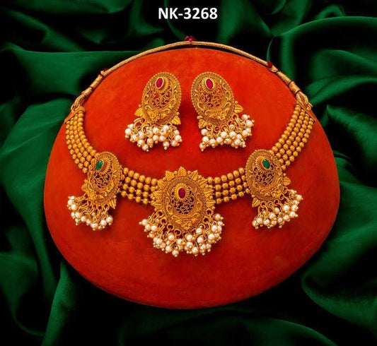 Brass KESH105 NK3268 Choker Necklace