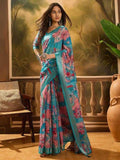 Linen KESH553 131 Party Wear Printed Saree