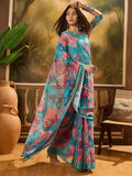 Linen KESH553 131 Party Wear Printed Saree