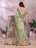 Linen KESH553 424 Ready To Wear Saree