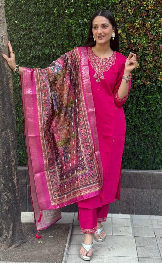 Designers Kurti Dupatta Set (ASC)