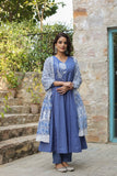 Linen Kurti With Embroidered Yoke (GFHBP)