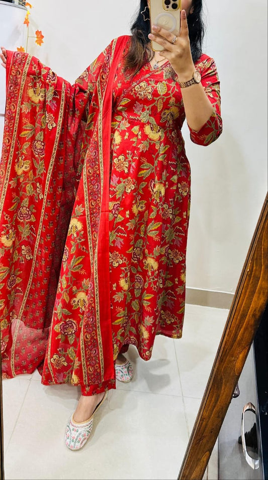 Anarkali kurta set with Angrakha style (GFHBP)