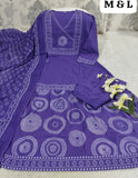 Anarkali Kurti With Beautiful Print & Flair cotton (ASC)