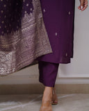 Chanderi Kurti Set (ROE)