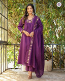 Rayon cotton chanderi kurti (ASC)