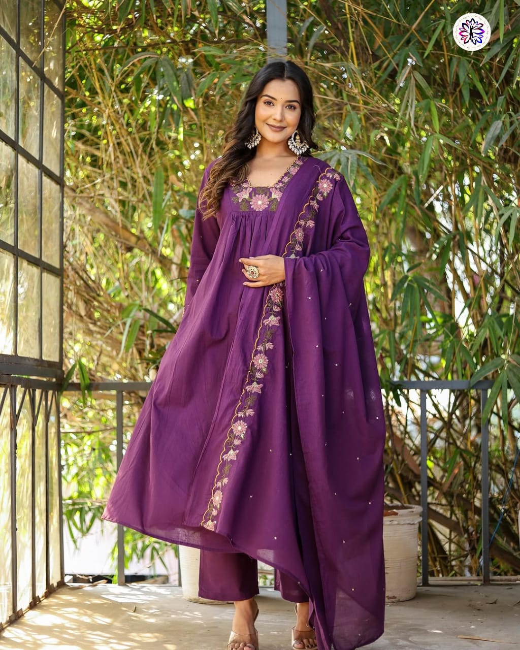 Rayon cotton chanderi kurti (ASC)