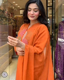 Rayon cotton chanderi kurti (ASC)