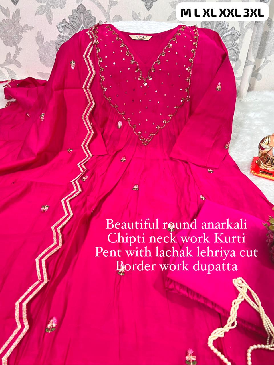 heavy designer Anarkali set (GFHBP)