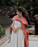 Chicken work long kurti (GFHBP)