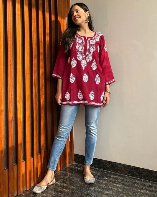Short kurti Reyon Fabric (GFHBP)