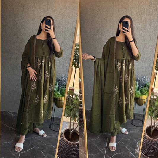 Cotton kurti dupatta set (GFHBP)