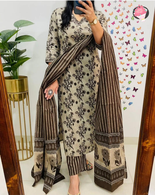 Pure Fine Heavy Cotton Kurti (GFHBP)