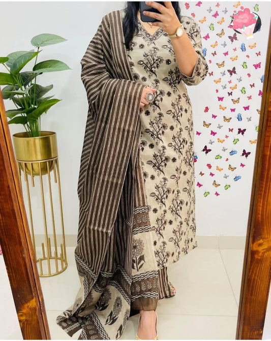 Pure Fine Heavy Cotton Kurti (GFHBP)