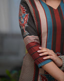 Printed Rayon Kurta Set RO9757