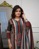 Printed Rayon Kurta Set RO9757