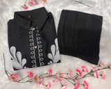 Premium Cotton Coord Set with Embroidery (GFHBP)