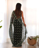 Designer Sequins Embroidery Saree (RO)