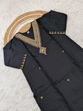 Elegant Viscose Chanderi Silk Kurta with Sequins and Embroidery Detailing (ASC)