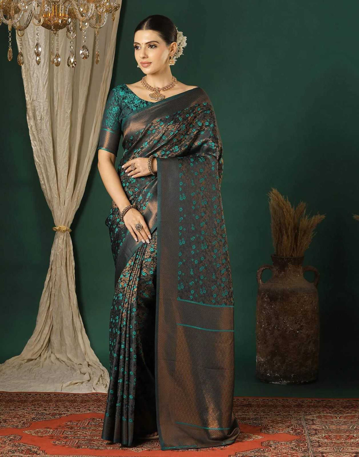 Banarasi Satin Silk (KESH577 889)