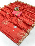 Chinon Silk KESH584 MOKSH Designer Traditional Saree