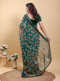 Cotton KESH553 631 Cotton Linen Printed Saree